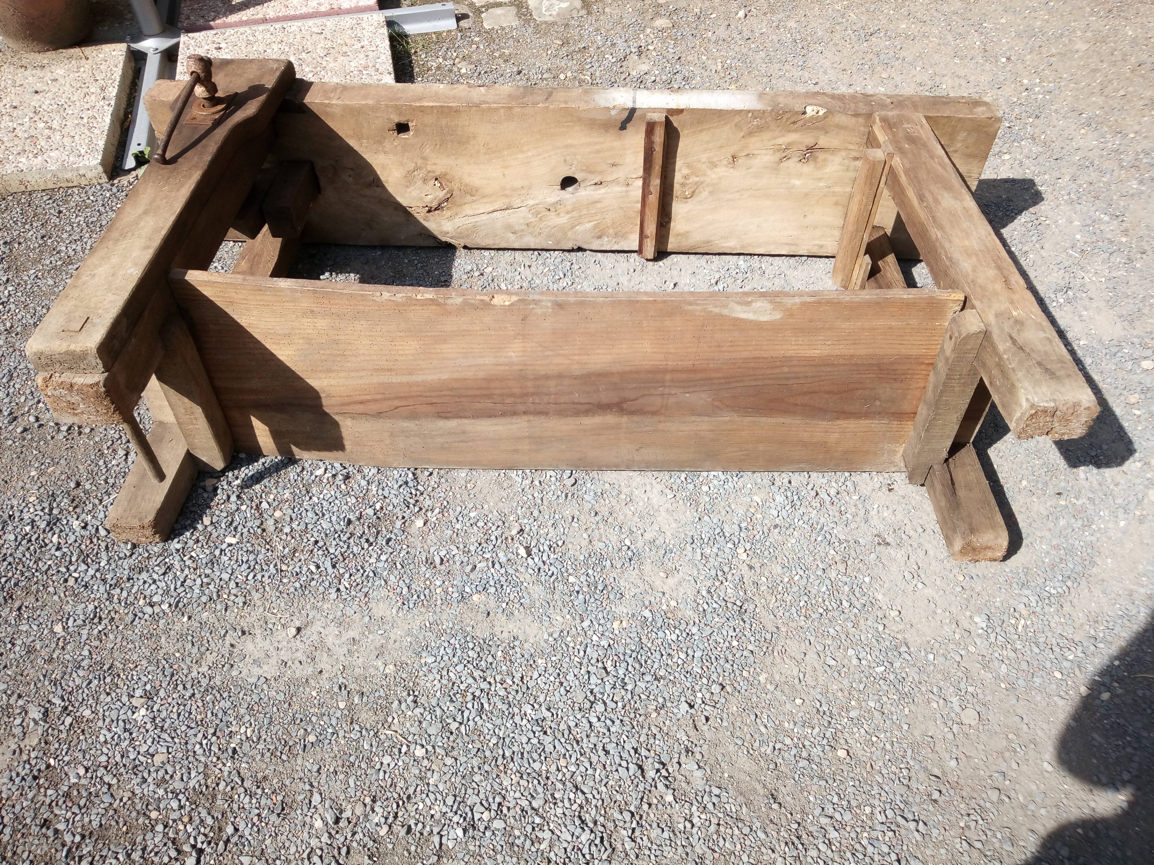 Wooden workbench