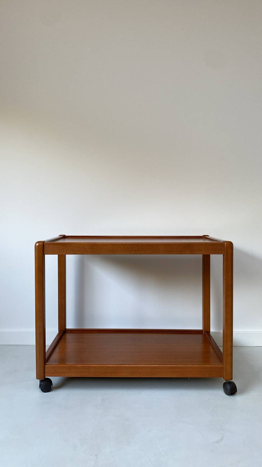 Vintage wooden trolley / bar cart