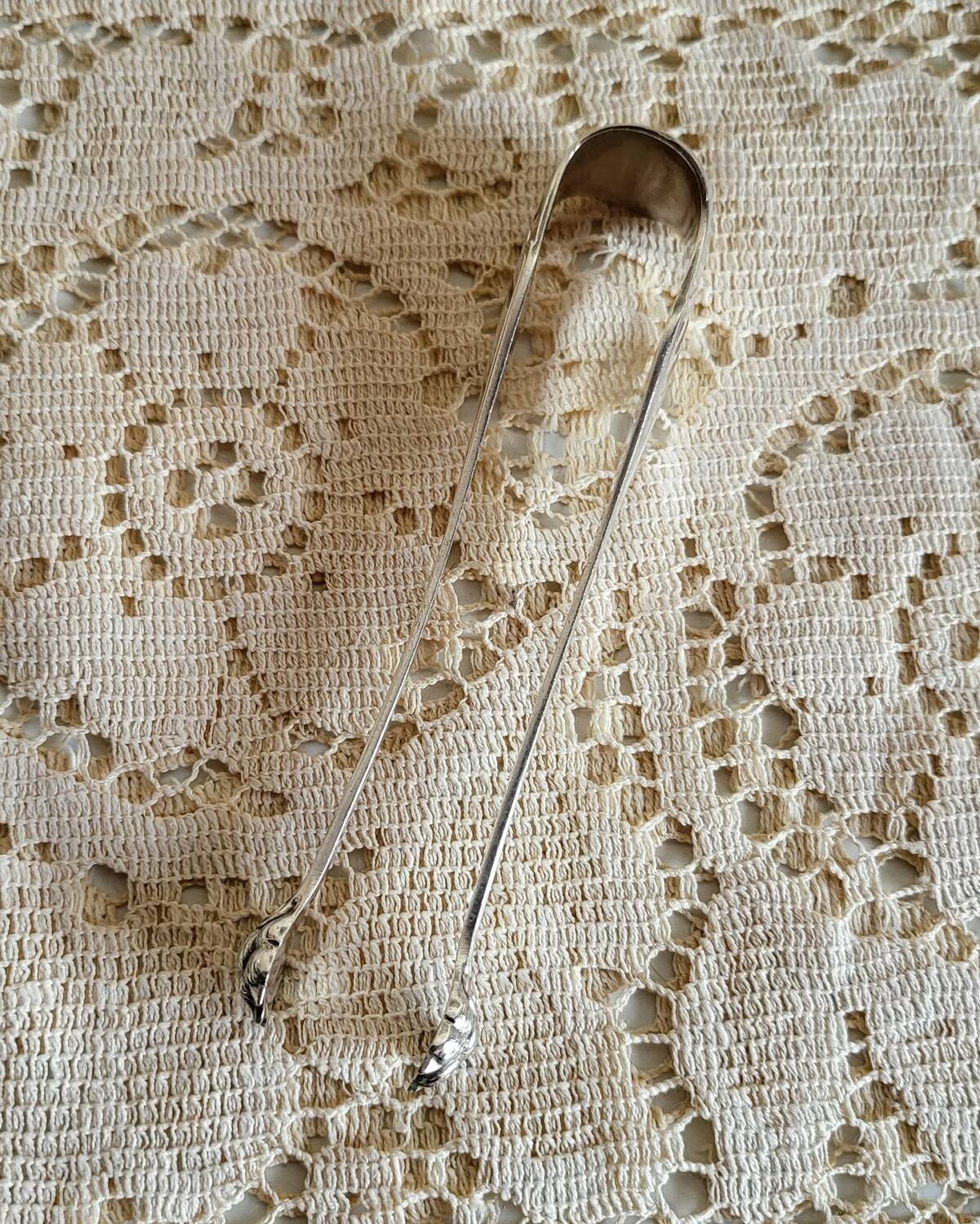 Silver-Plated Sugar Tongs Cailar Bayard
