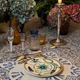 Set of 10 late 19th century dessert plates in barbotine, Wasmuel