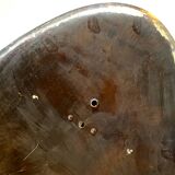 Goffredo Reggiani Triangular Applique RN in copper and opal glass