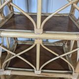 Rattan shelf