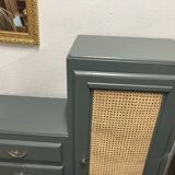 Vintage asymmetric cabinet with canning