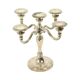 Vintage Candlestick Silver-Plated Metal Adjustable 20cm