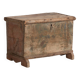 Old green patinated wooden chest (c.1900)