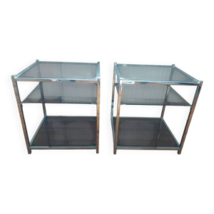 paire de tables d'appoint