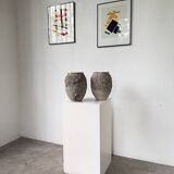 Pair of cement planters, 1900