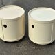 Vintage Componibili bedside tables by Anna Castelli for Kartell set of two