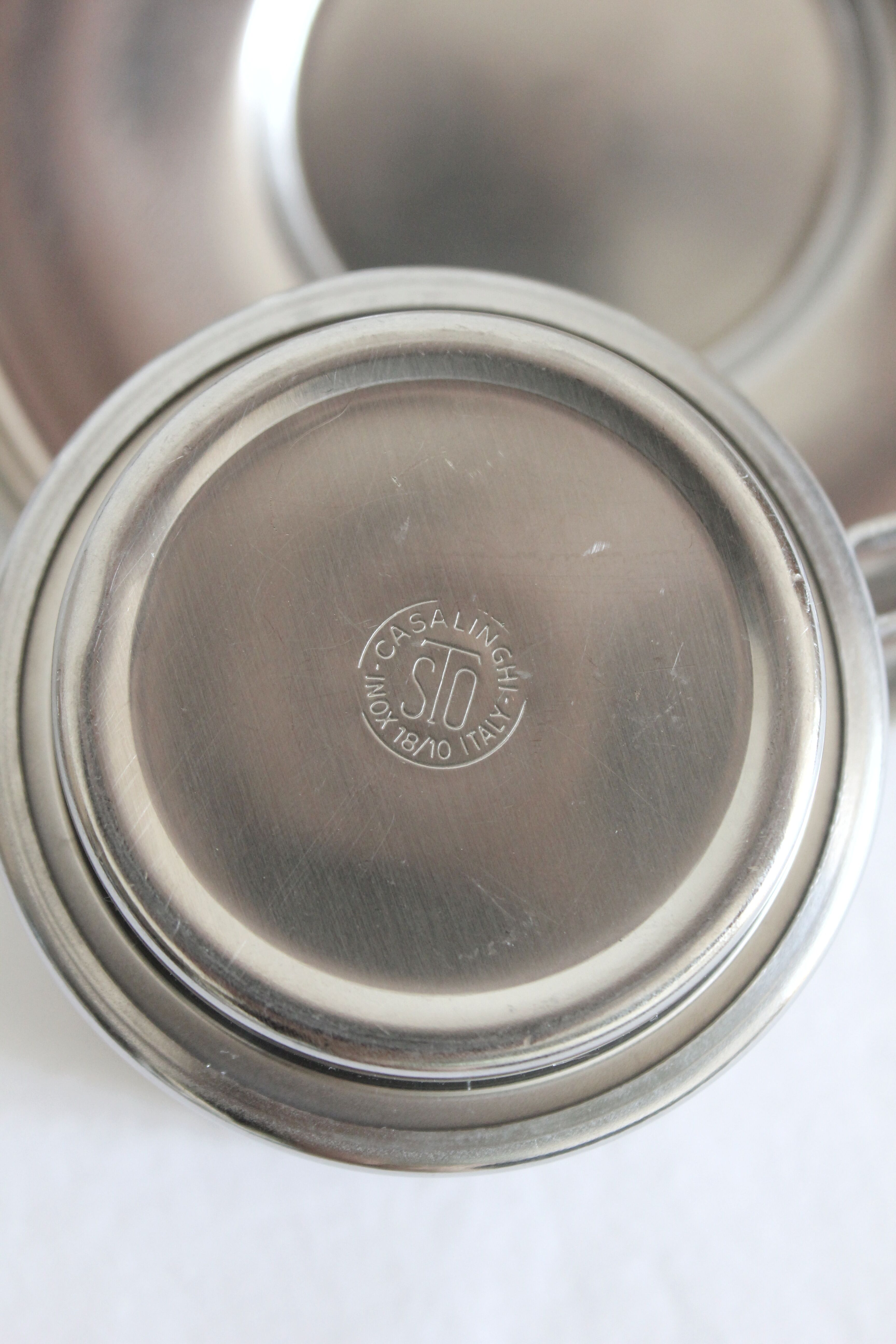3 cups STO Casalinghi Italian design 70s