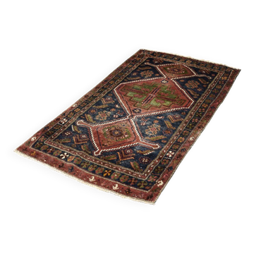 Tapis tribal oriental vintage tissé à la main, années 1940