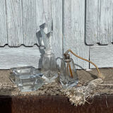 Flacon de parfum / Vanité en cristal Art Déco