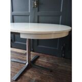 Vintage round table with extensions 1970