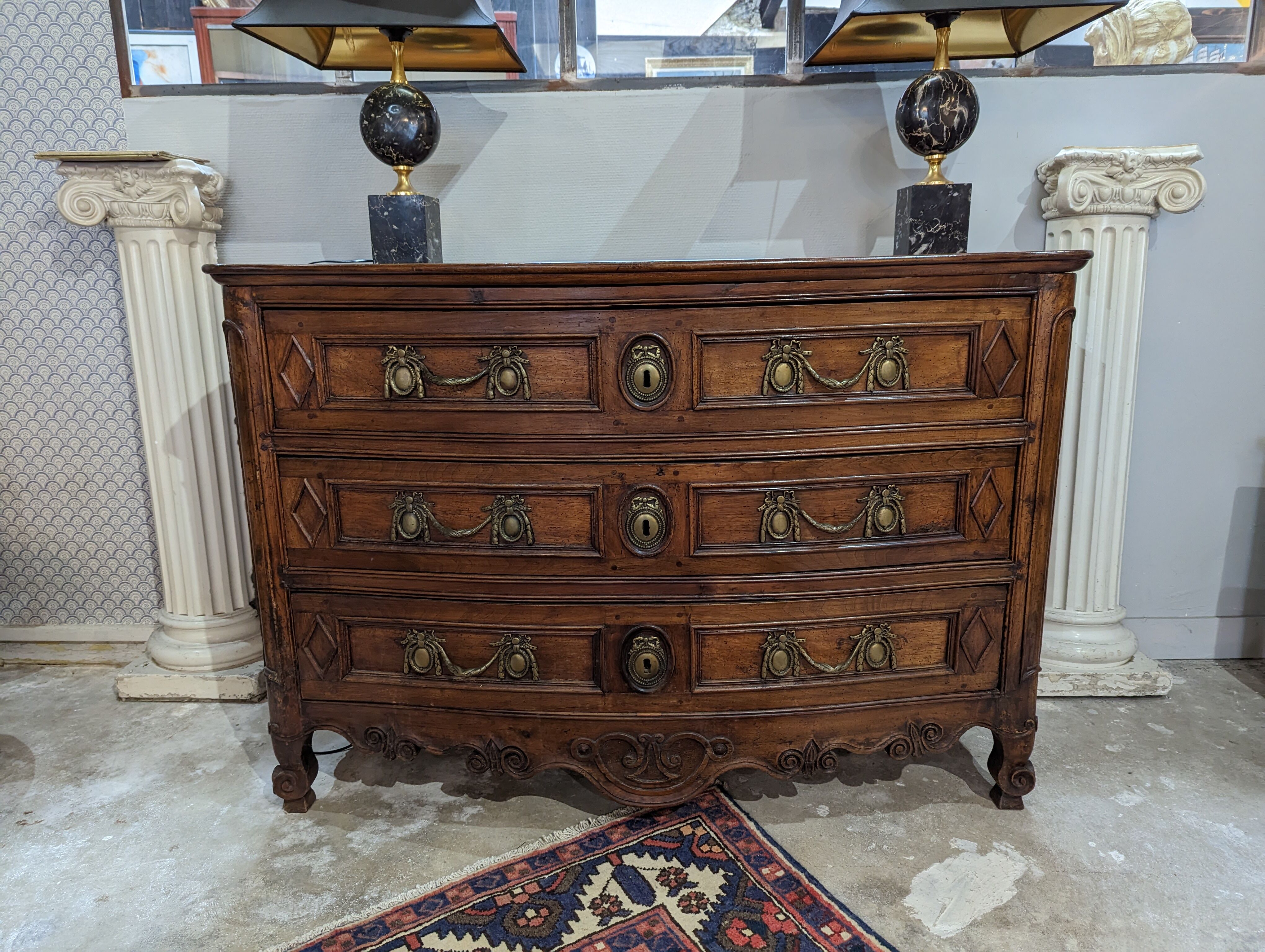 Louis XV period chest of drawers
