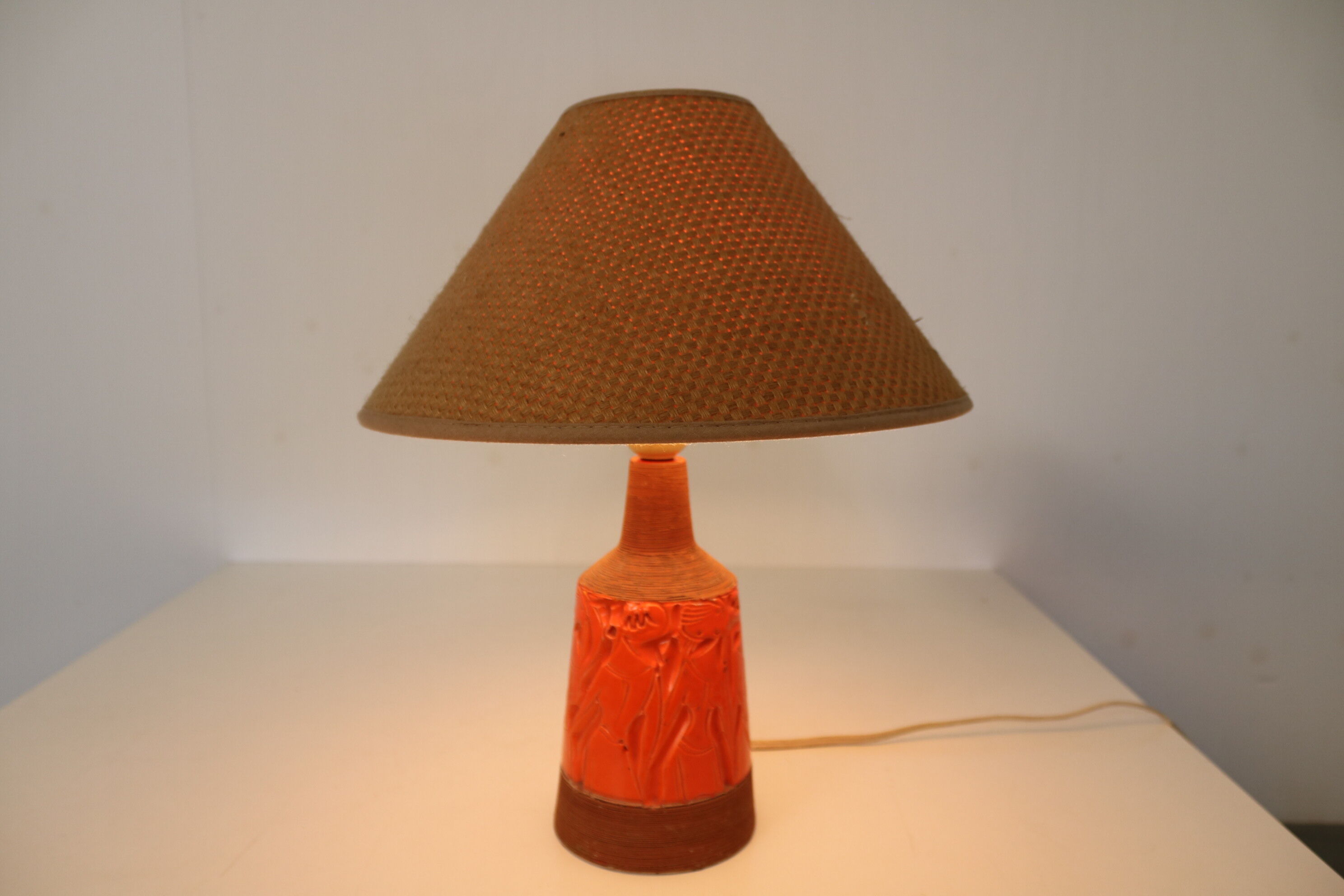 Ceramics table lamp by Fratelli Fanciullacci, Italy 1960