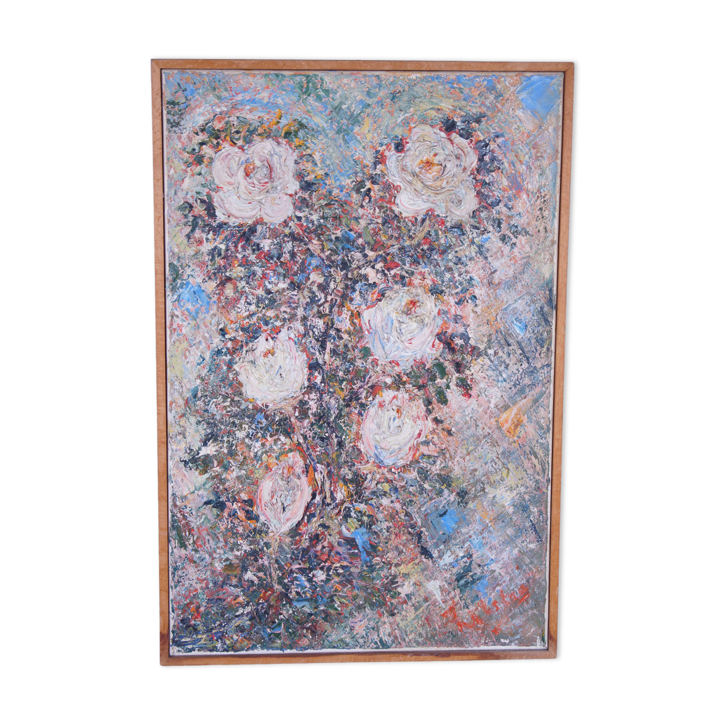 Pallet Knife Painting from Zijlstra - Blossom - 1950's