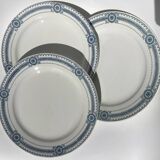 3 Flat plates Terre de fer Carina U&C Sarreguemines