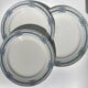 3 Flat plates Terre de fer Carina U&C Sarreguemines