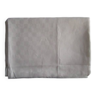 Nappe ancienne damassée 240x165cm