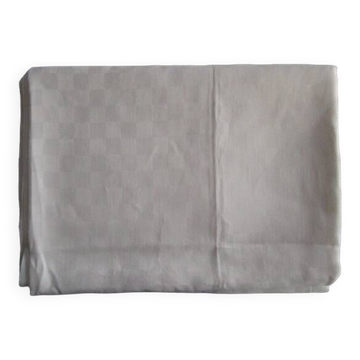 Nappe ancienne damassée 240x165cm