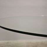 Round table with glass surface