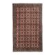 Vintage Turkish handmade rug 131x202 cm