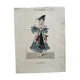 Board of the diary of ladies and fashions 1827