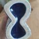 Double neck vase snow sandstone