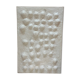 Tableau contemporain texturé relief 3D minimaliste - murmures blancs