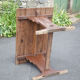 Vintage wood bistro table