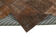 Handwoven anatolian contemporary 204 cm x 302 cm brown patchwork rug