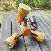 Vintage 1970/1980 Monte-et-Baisse Suspension – 3 Adjustable Wooden Spots