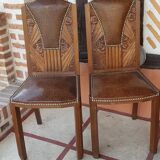 Pair of art deco chairs 1930
