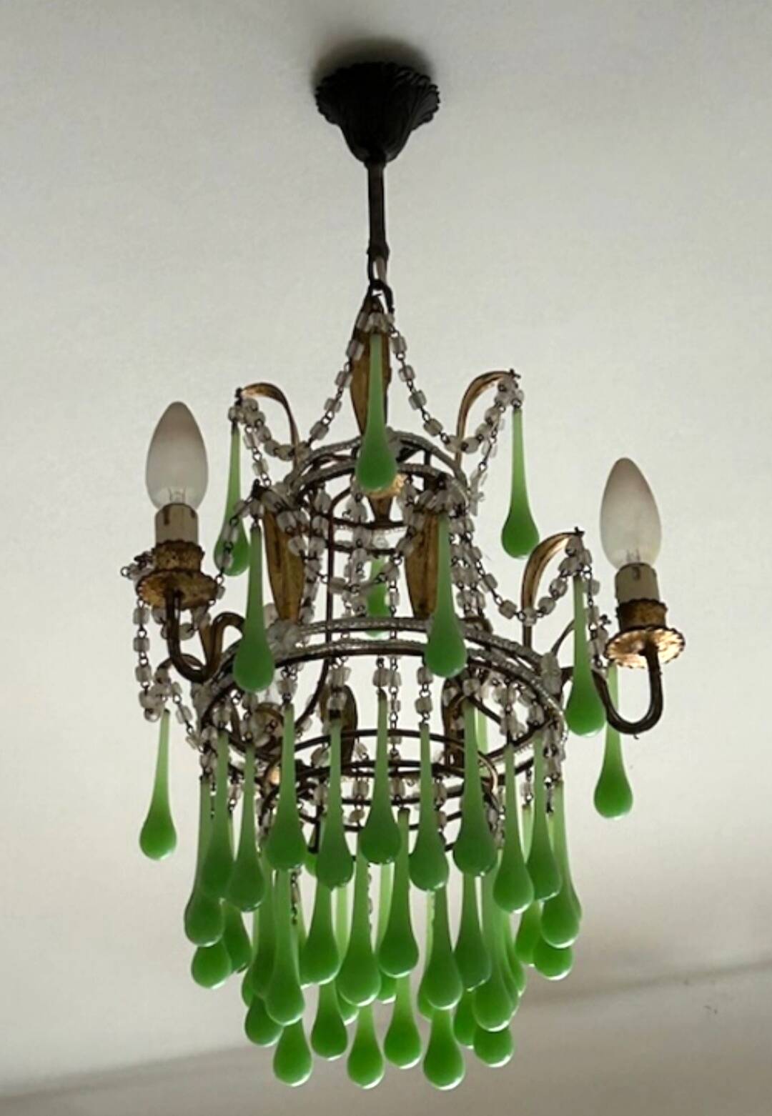 Italian chandelier with tassels