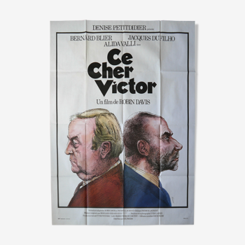 Affiche cinéma originale "ce cher victor" blier, dufilho