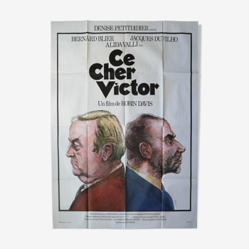 Original cinema poster "ce cher victor" blier, dufilho