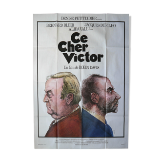 Affiche cinéma originale "ce cher victor" blier, dufilho