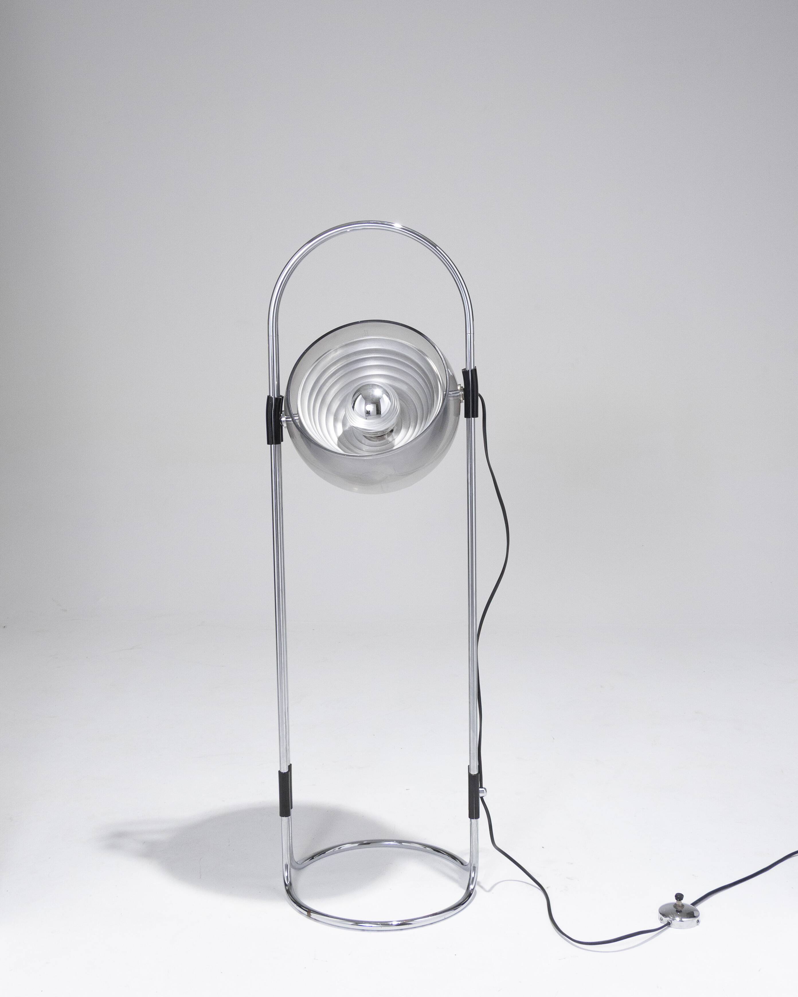 Space Age floor lamp, Andre Ricard, Metalarte, 1970s
