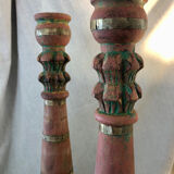 Paire de bougeoirs ancien