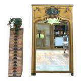 Old trumeau 146cm/89cm old mirror