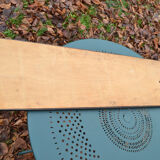 Mirror art deco 1930 in iron in beveled glass 125c32cm