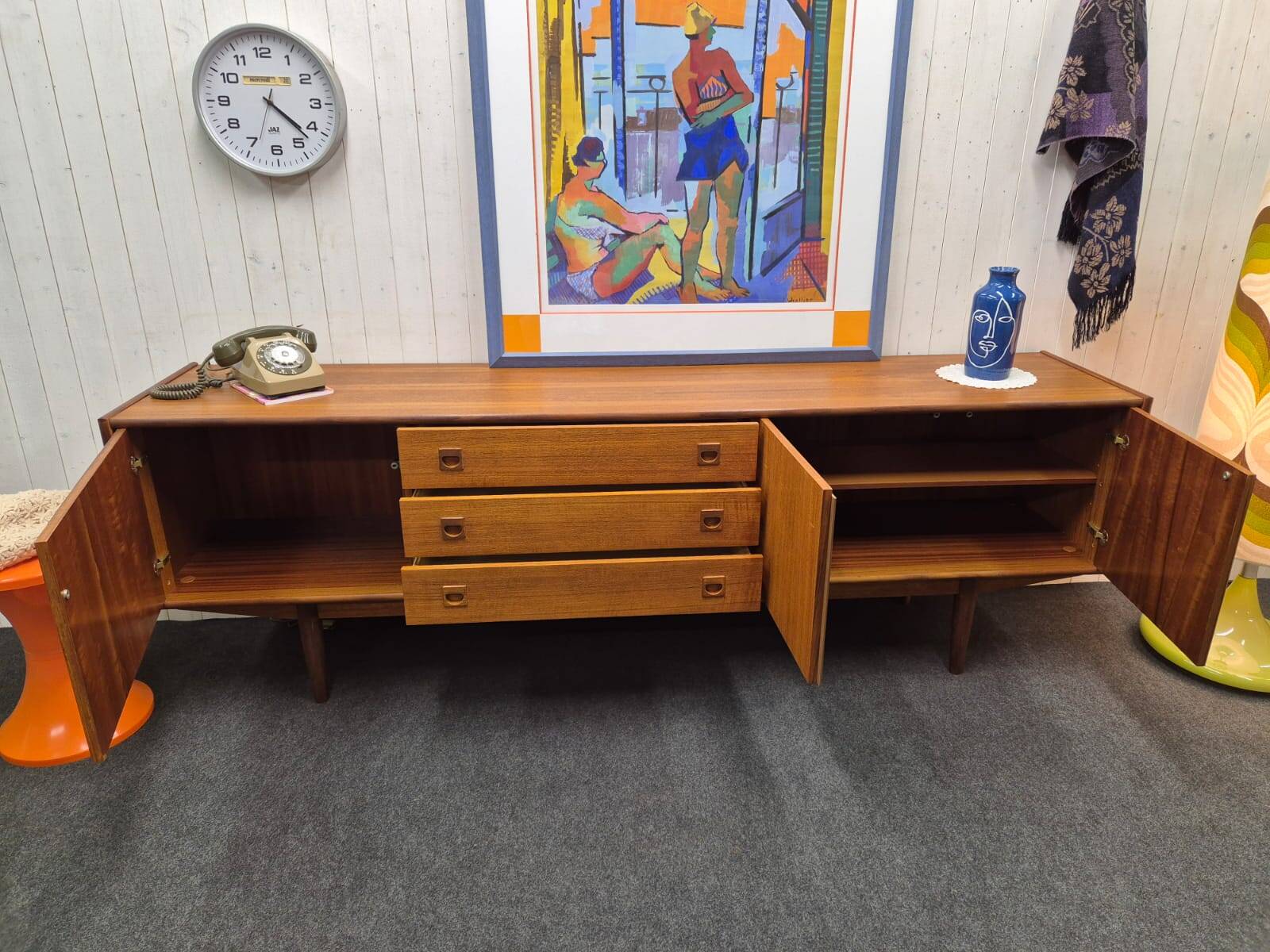 Vintage Scandinavian sideboard