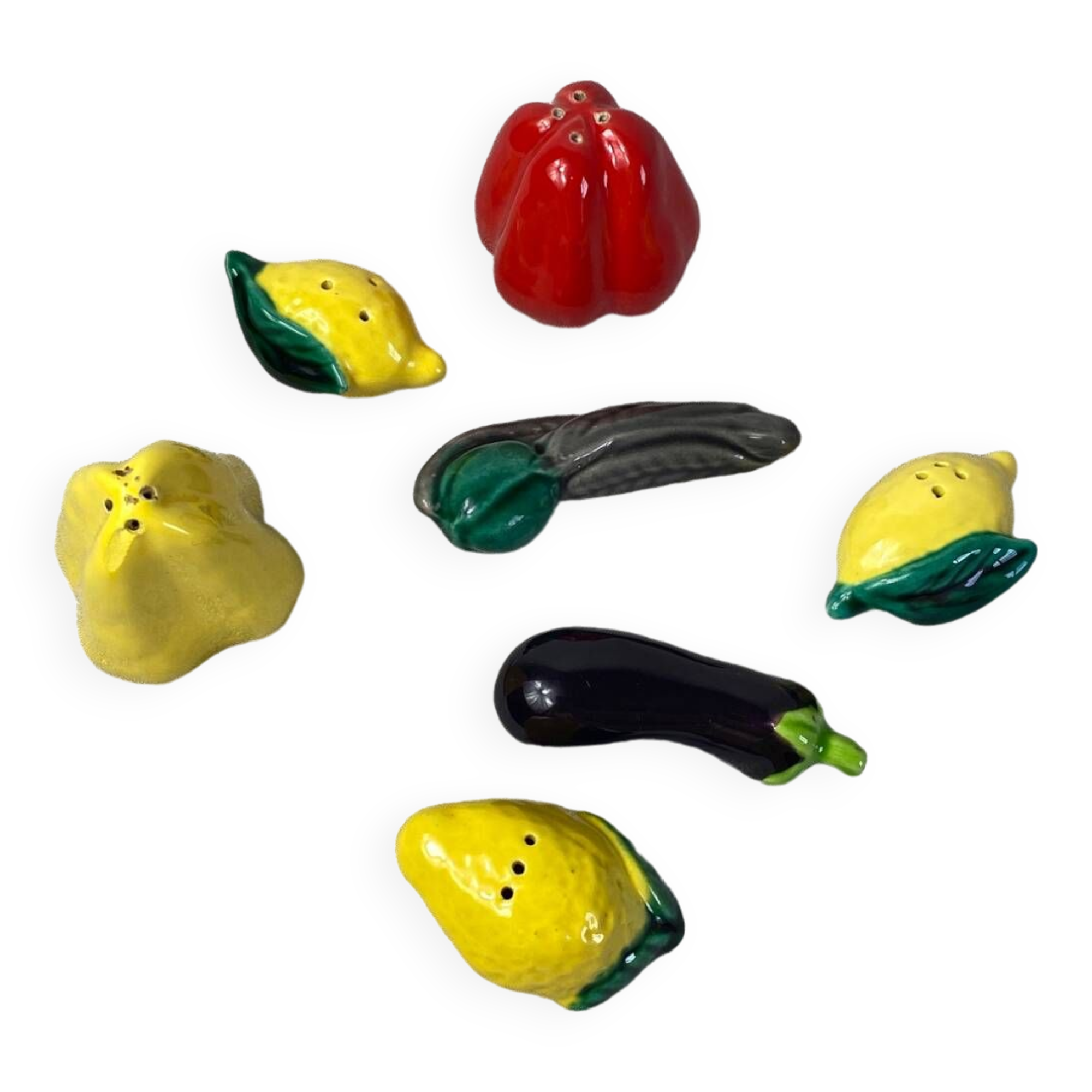 Ceramic salt and pepper shakers