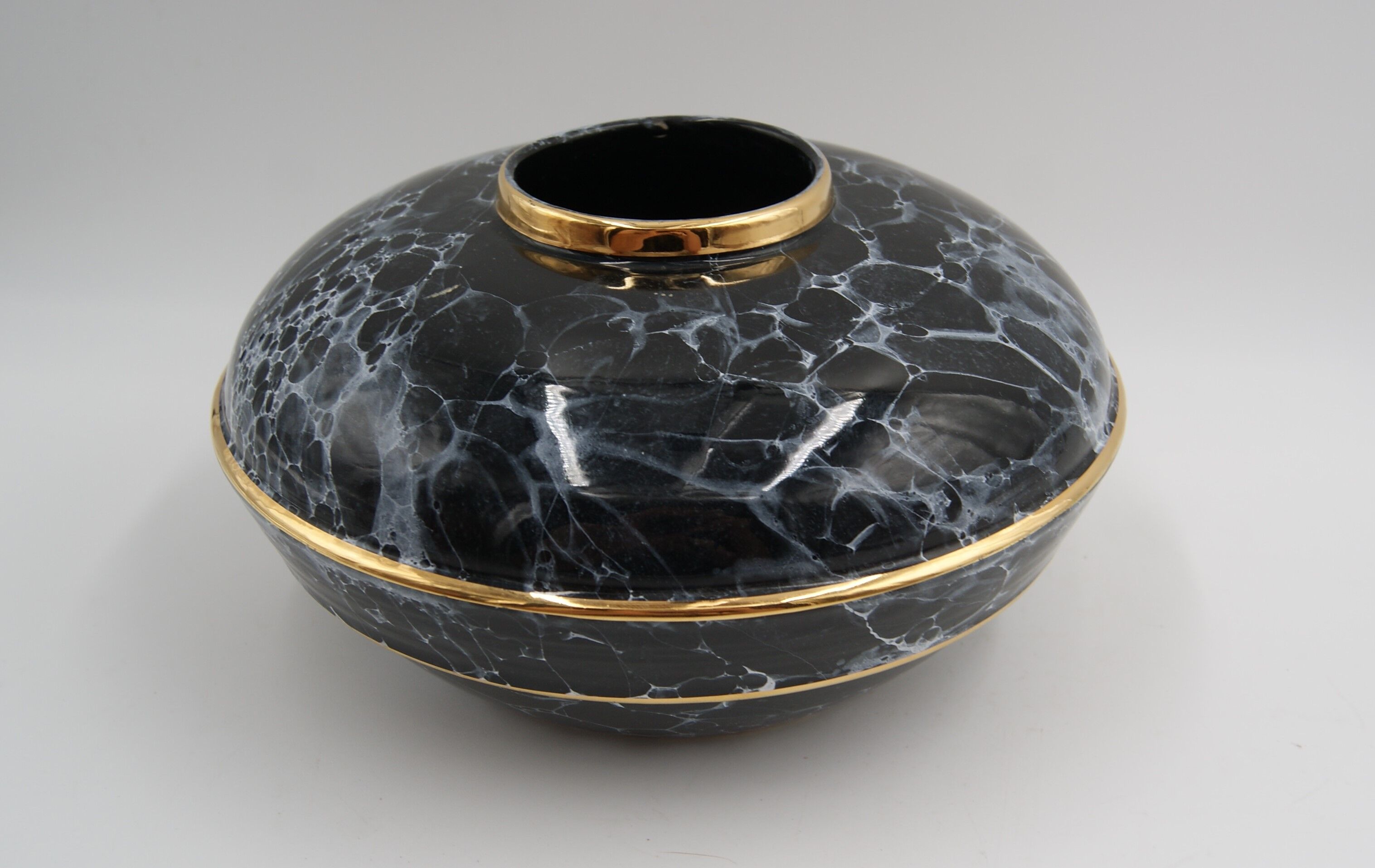 Vintage art deco ceramic top vase