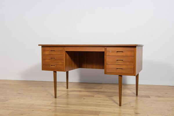 Bureau en teck de style mid-century moderne d'Edmund Jorgensen, Danemark, années 1960.