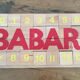 Vintage wooden puzzle babar