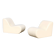 Pair of vintage armchairs, 1970s, faux leather