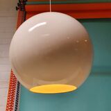 Giant white polyester ball pendant lamp