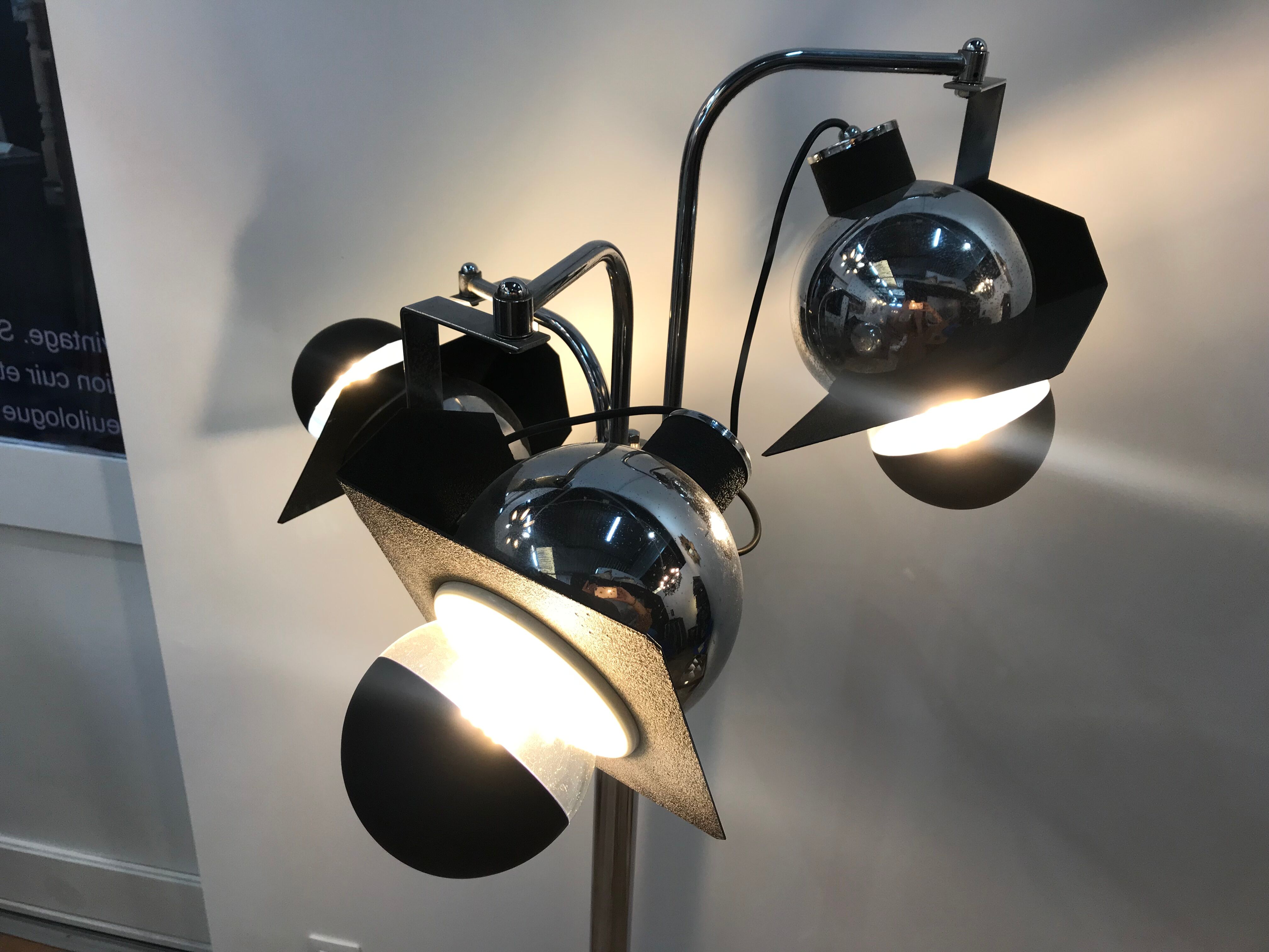 Vintage industrial floor lamp