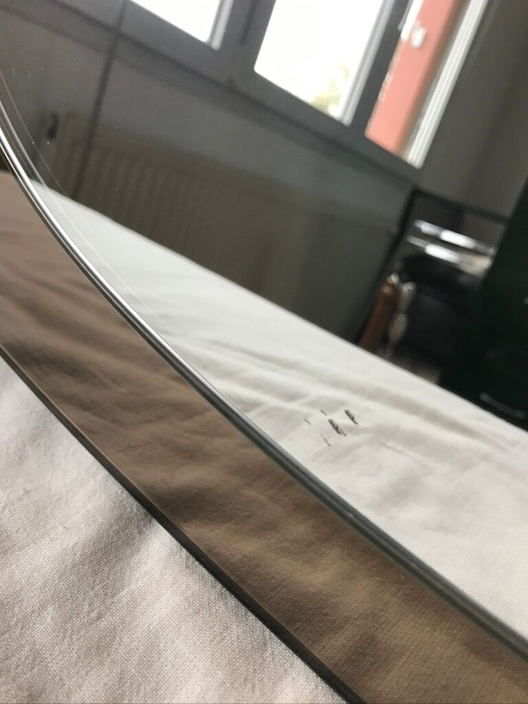 Veca smoked bathroom mirror 79x59cm