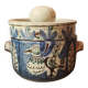 Covered pot Atelier Le murier Derval Reynaud vintage Vallauris